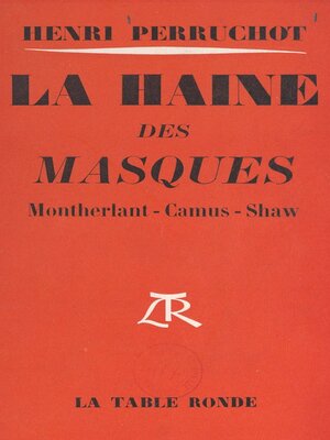 cover image of La haine des masques